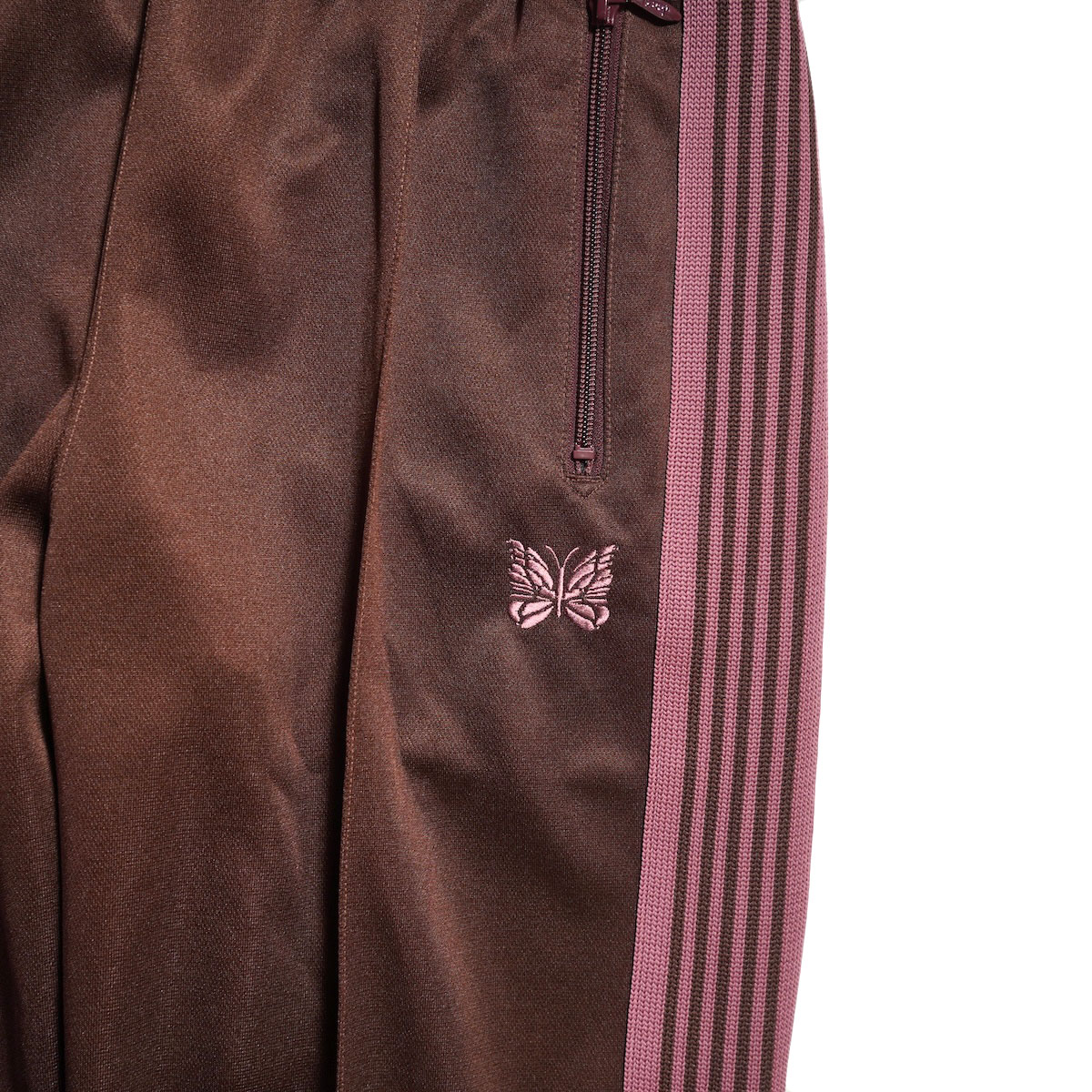 Needles / Track Pant - Poly Smooth (Brown)