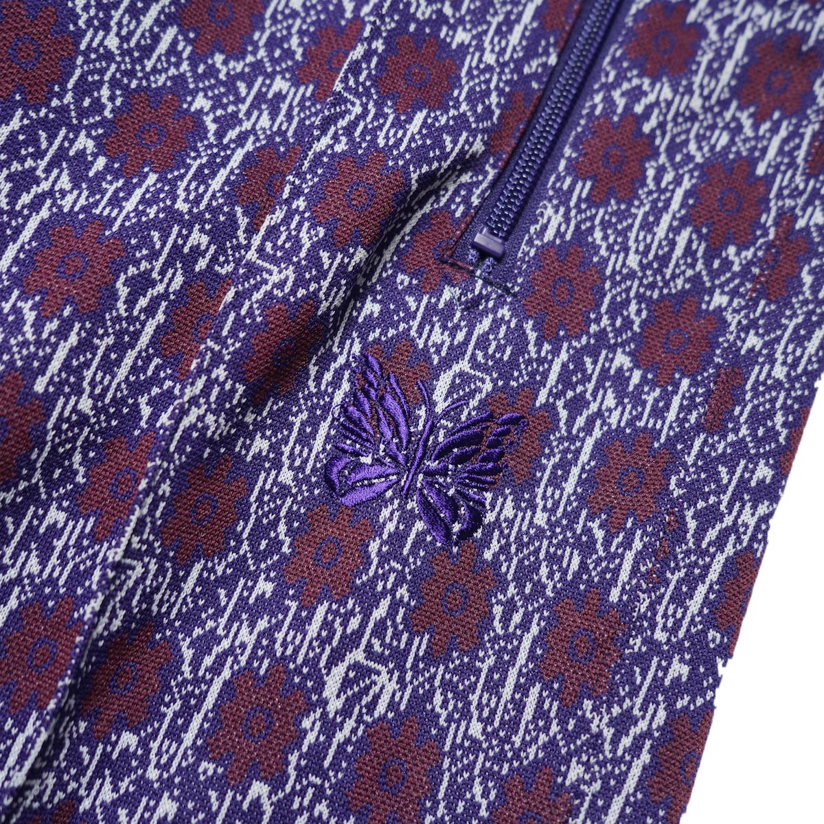 Needles / Track Pant - Poly Jacquard (Flower)ロゴ