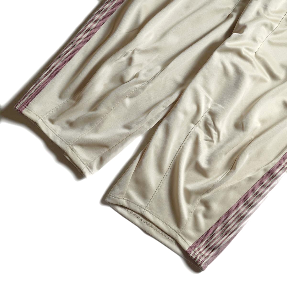 Needles / H.D. Track Pant - Poly Smooth (Ivory)