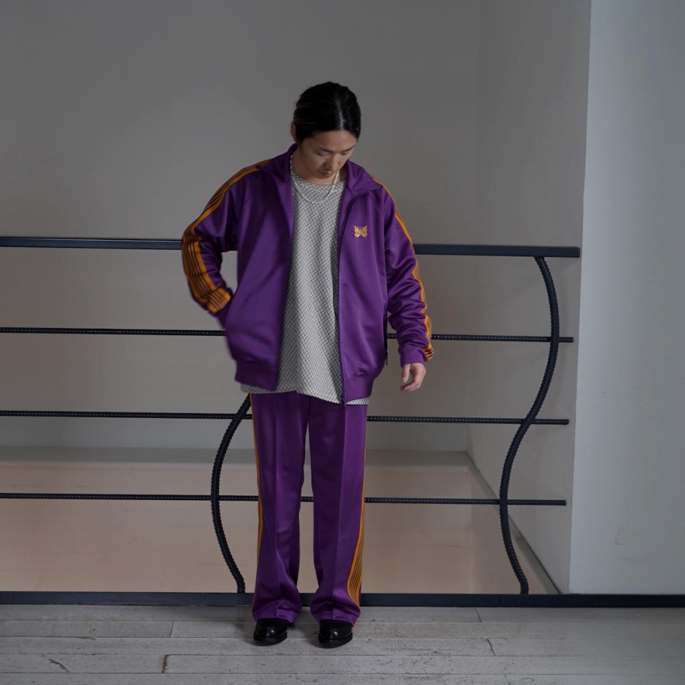 Needles / Track Pant - Poly Smooth (Purple)
