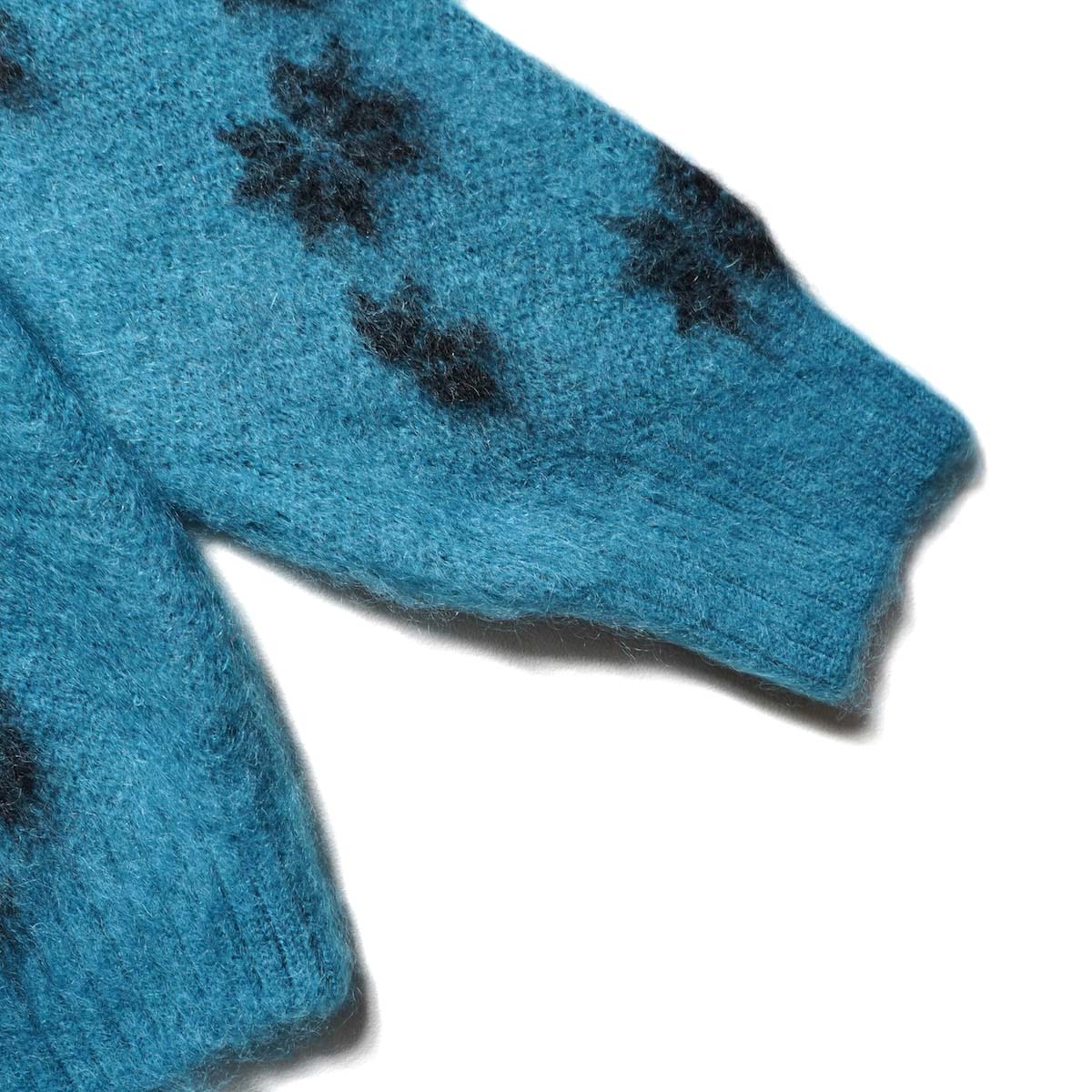 Needles / Mohair Cardigan-Snowflake (Blue) 袖