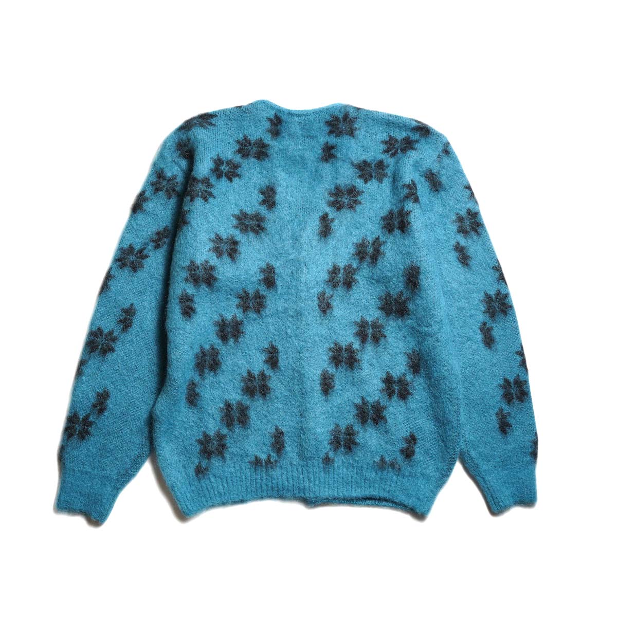 Needles / Mohair Cardigan-Snowflake (Blue) 背面