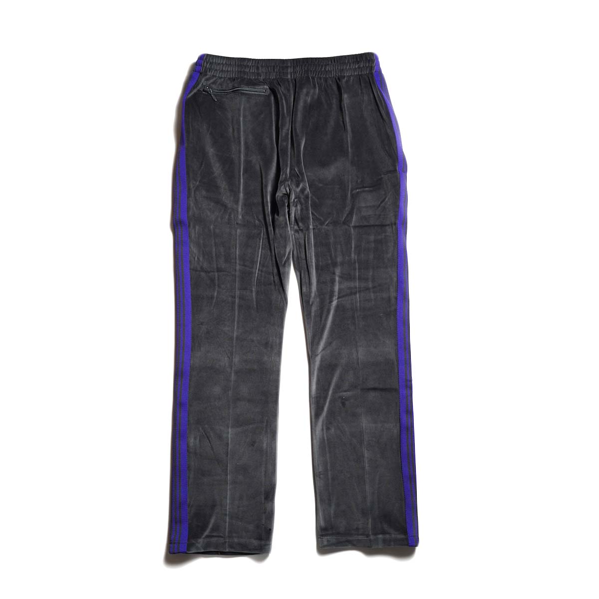 Needles / Narrow Track Pant - C/PE Velour (Charcoal)