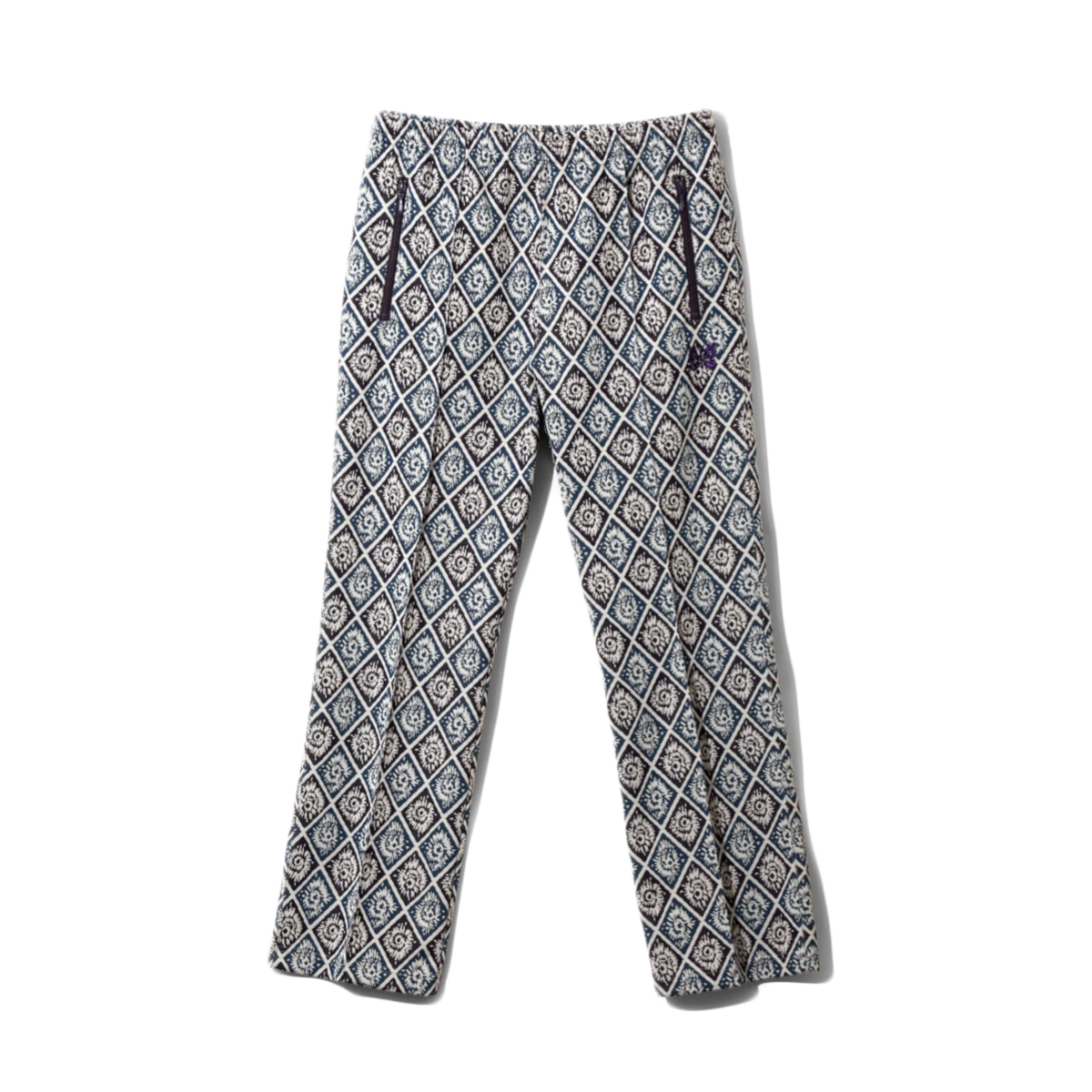 Needles / Track Pant - Poly Jacquard (Blue / Purple)