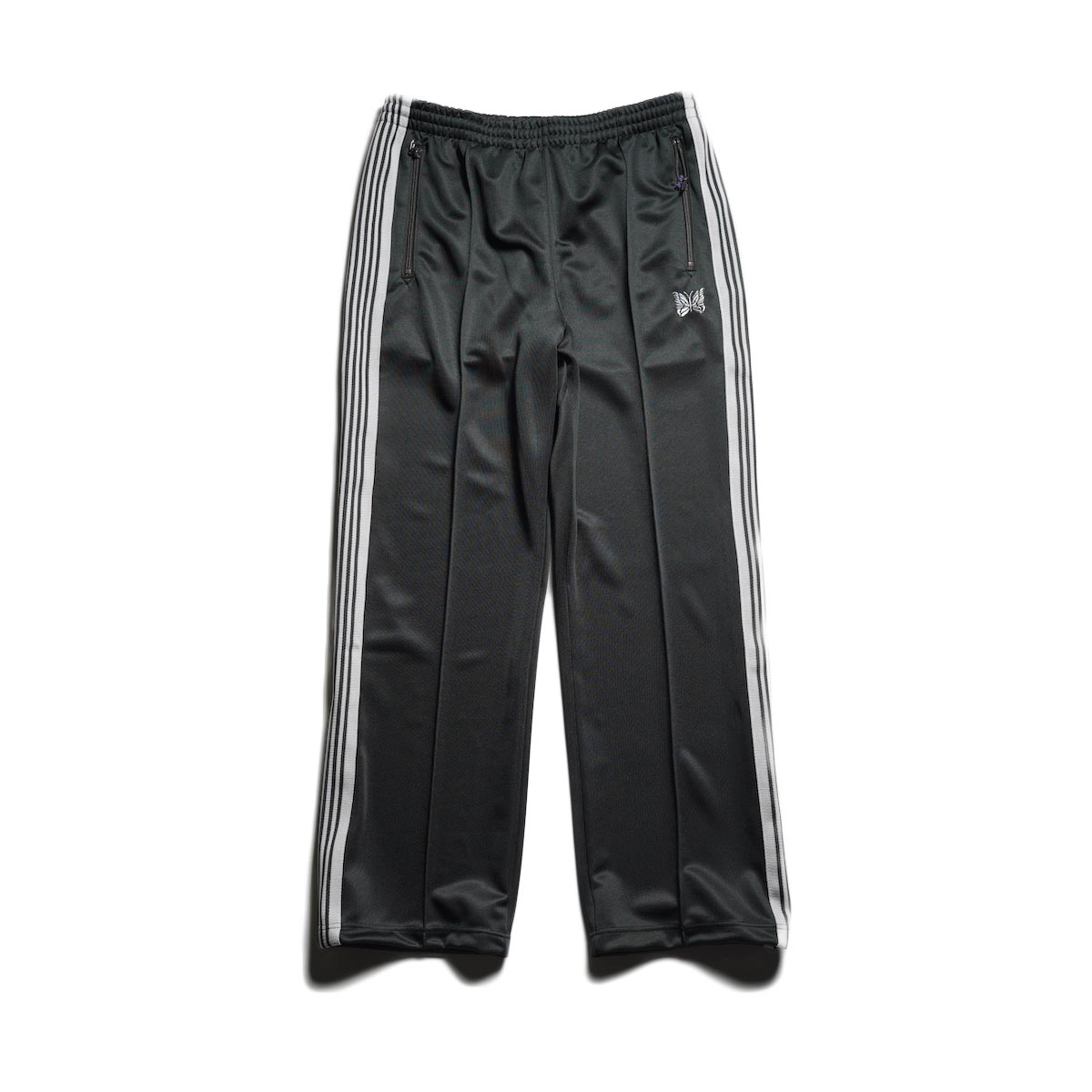 Needles / Track Pant - Poly Smooth (Charcoal)