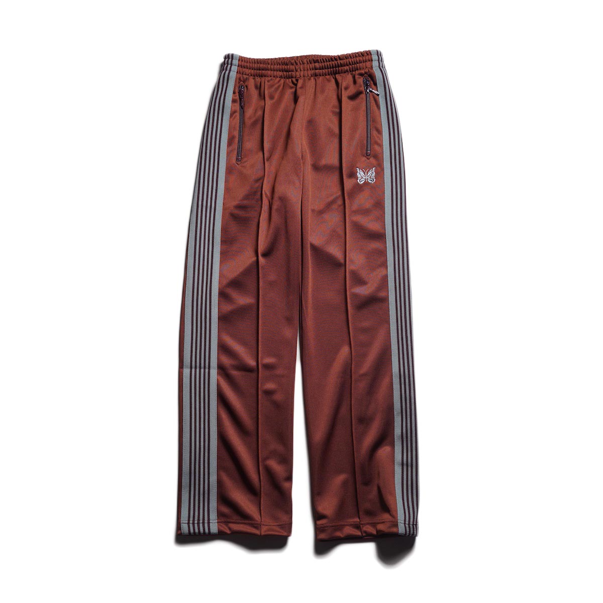 Needles / Track Pant - Poly Smooth (Rust)