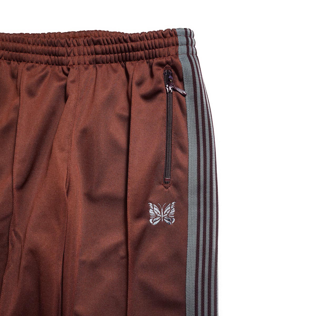 Needles / Track Pant - Poly Smooth (Rust)