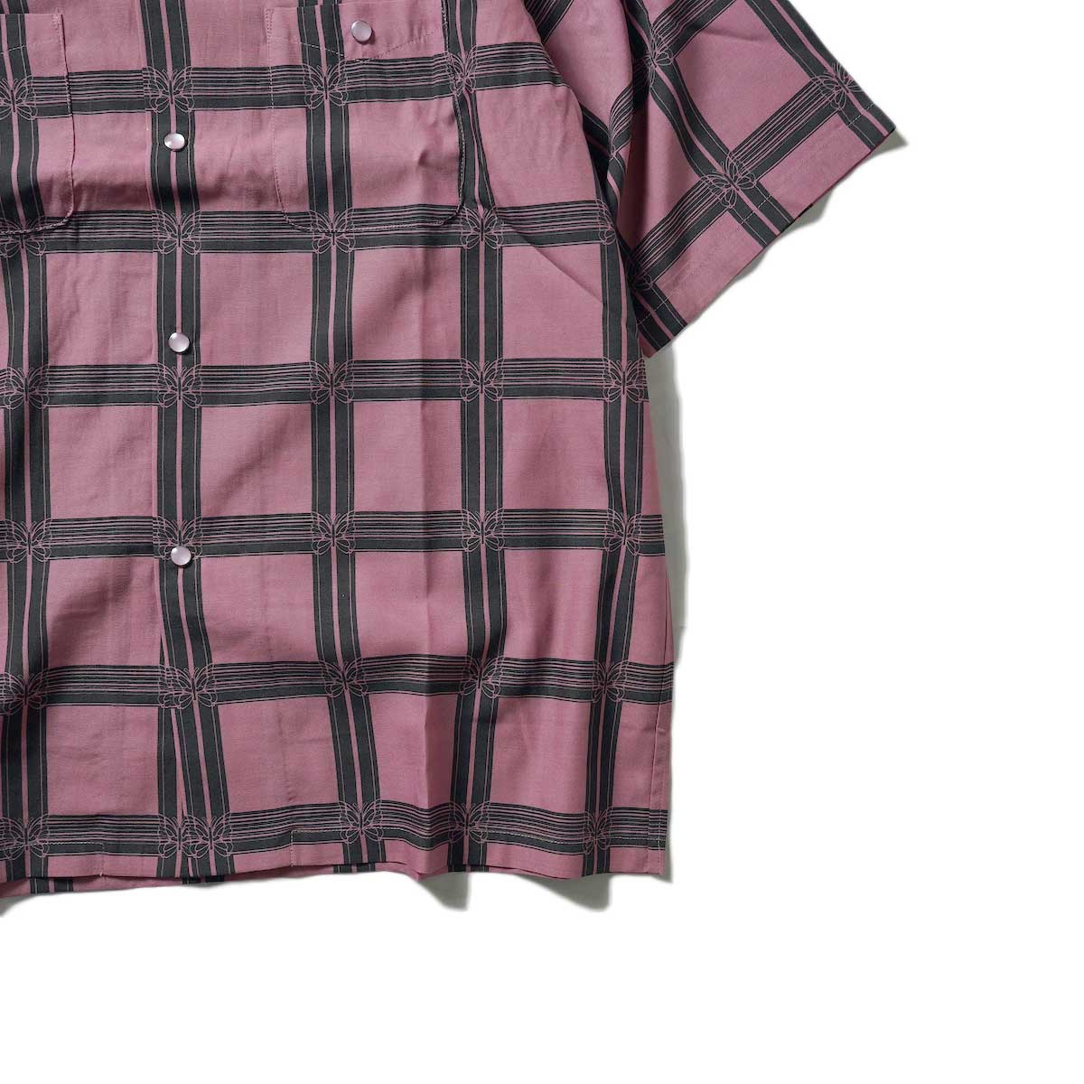 Needles / S/S Cowboy One-Up Shirt - R/C Lawn Cloth / Papillon