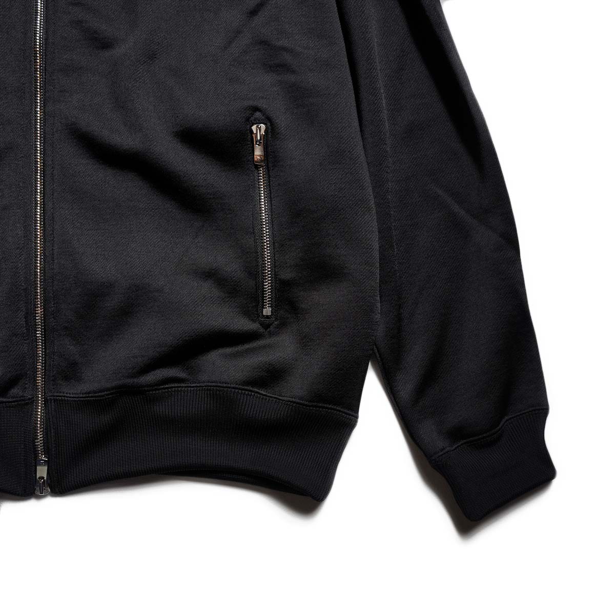 Needles / Dolman Sleeve Track Jacket - Bright Jersey (Black)