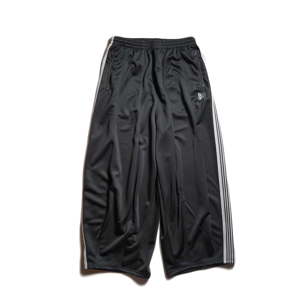 Needles / H.D. Track Pant - Poly Smooth (Charcoal)