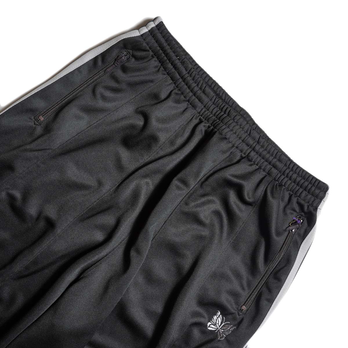 Needles / H.D. Track Pant - Poly Smooth (Charcoal)