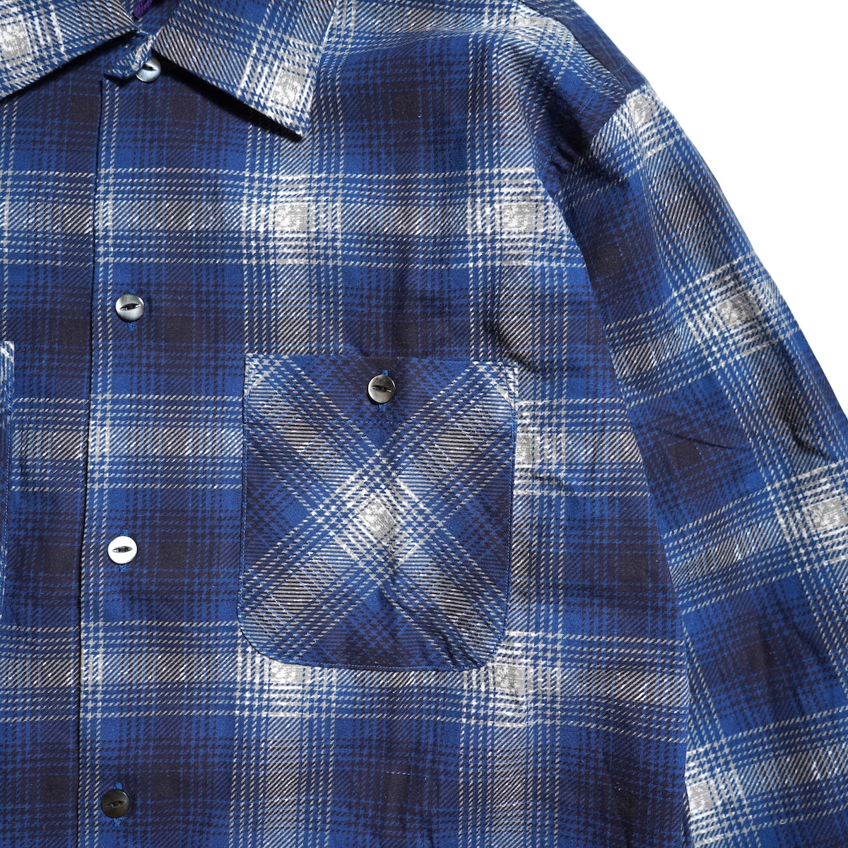 25aw needles ワンナップカラー プリントフランネルチェックシャツ 25aw needles ワンナップカラー プリントフランネルチェック