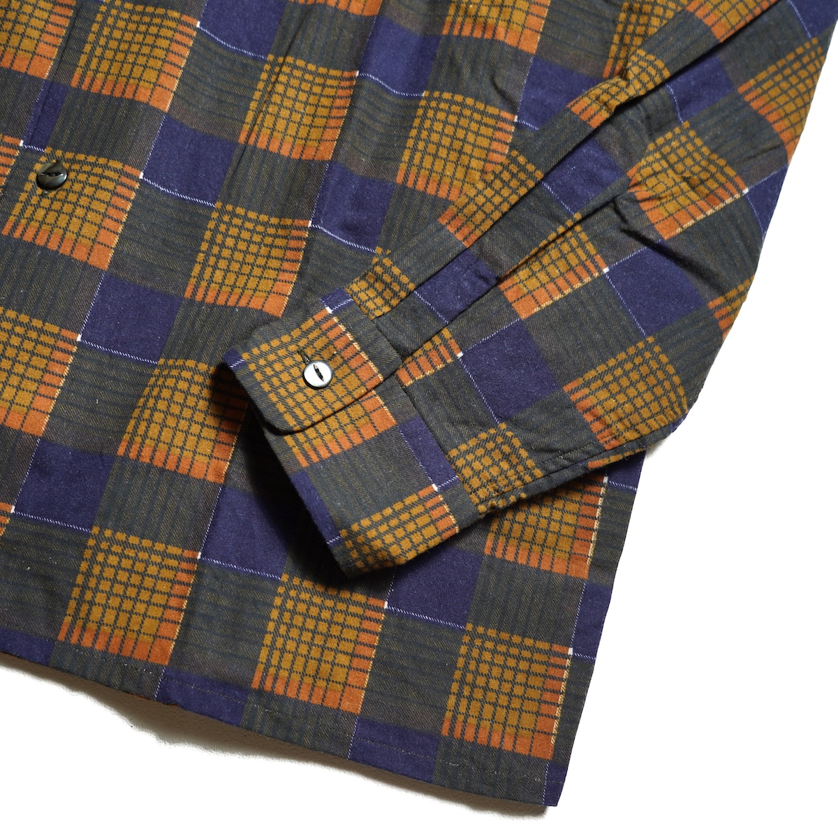 Needles / One-Up Shirt - Printed Flannel / Plaid (Brown)