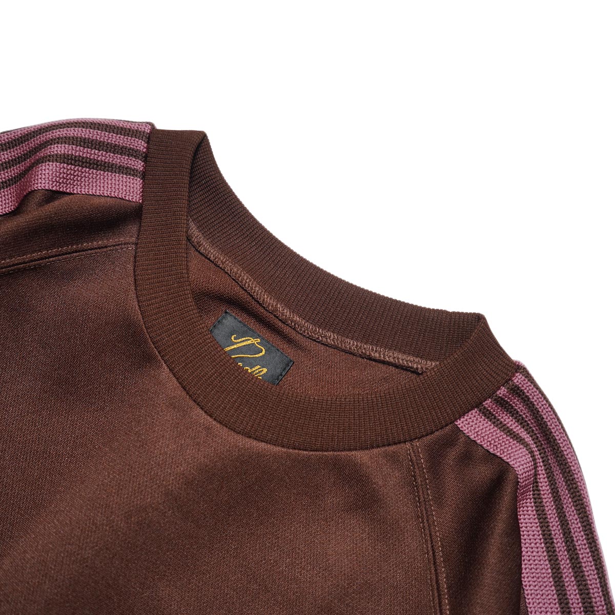 スウェット・トレーナー Needles Track sweatshirt Brown Needles Track crew neck Sweatshirt brown L Used | eBay