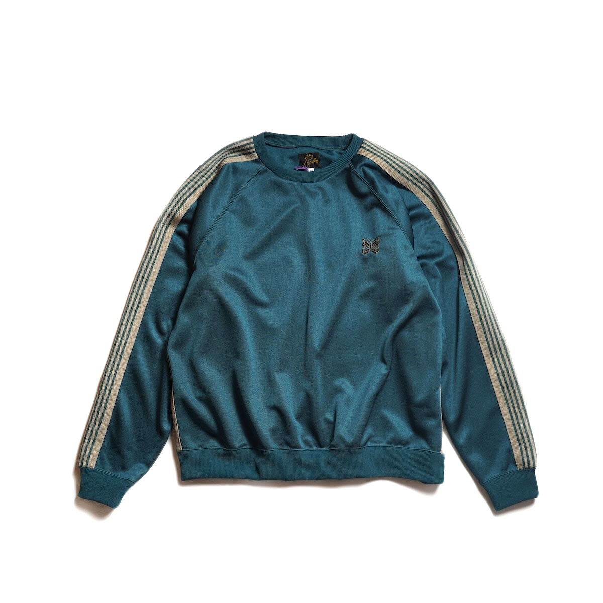 Needles Trac Crew neck グリーン Needles / Track Crew Neck Shirt - Poly Smooth (Green)