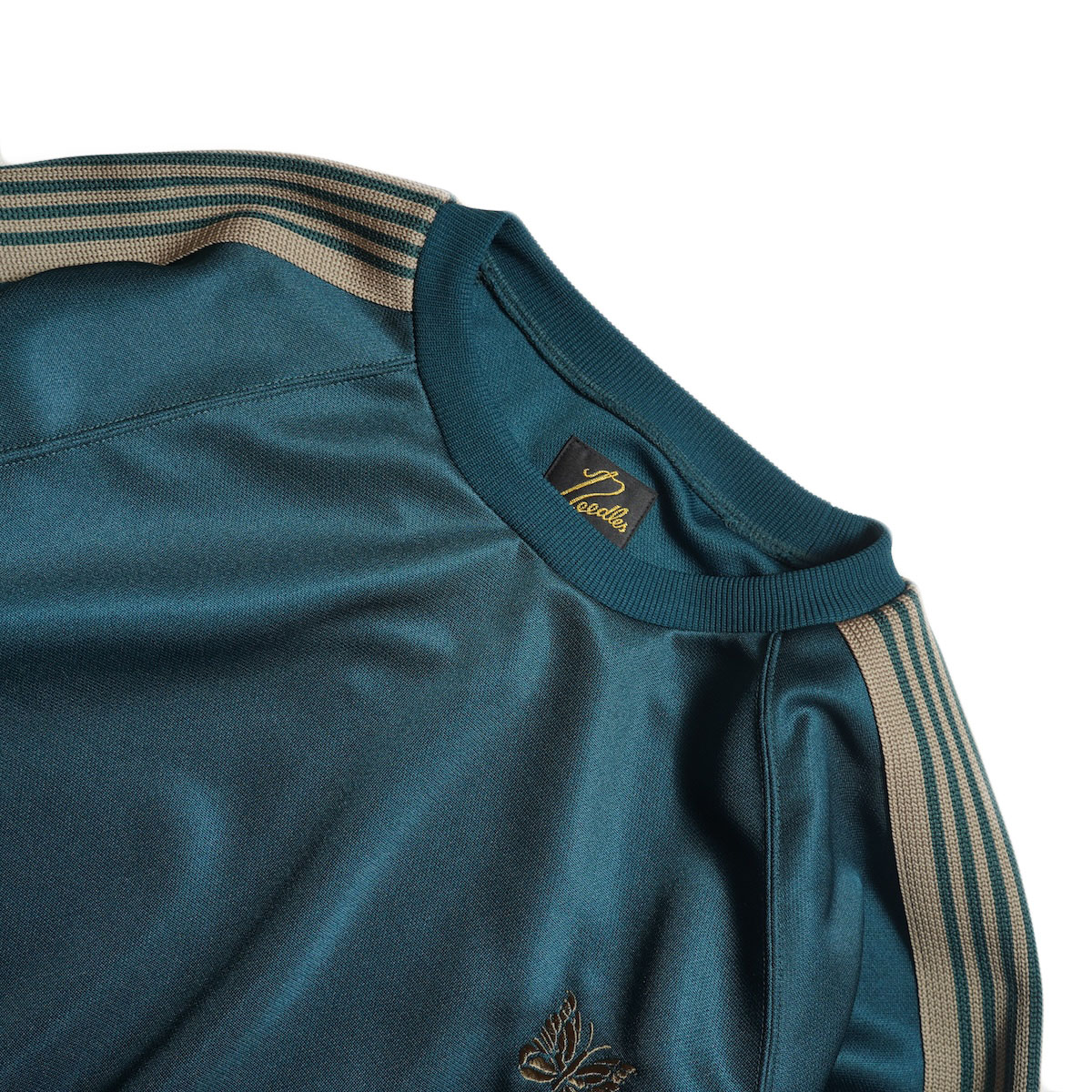 Needles / Track Crew Neck Shirt - Poly Smooth (Green)