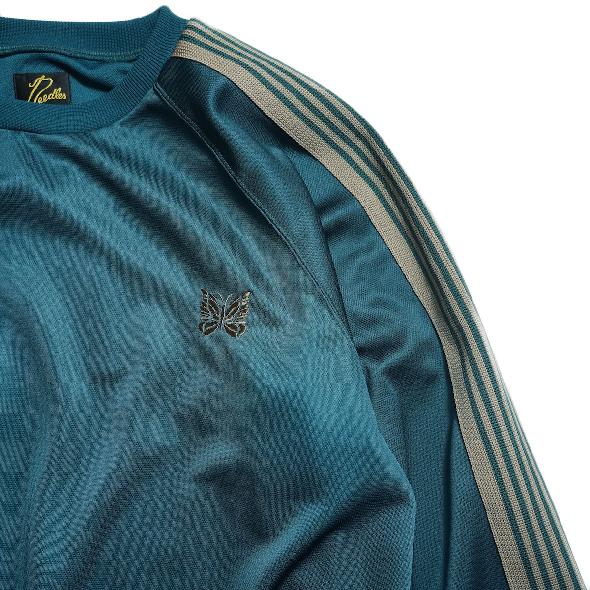 Needles / Track Crew Neck Shirt - Poly Smooth (Green)