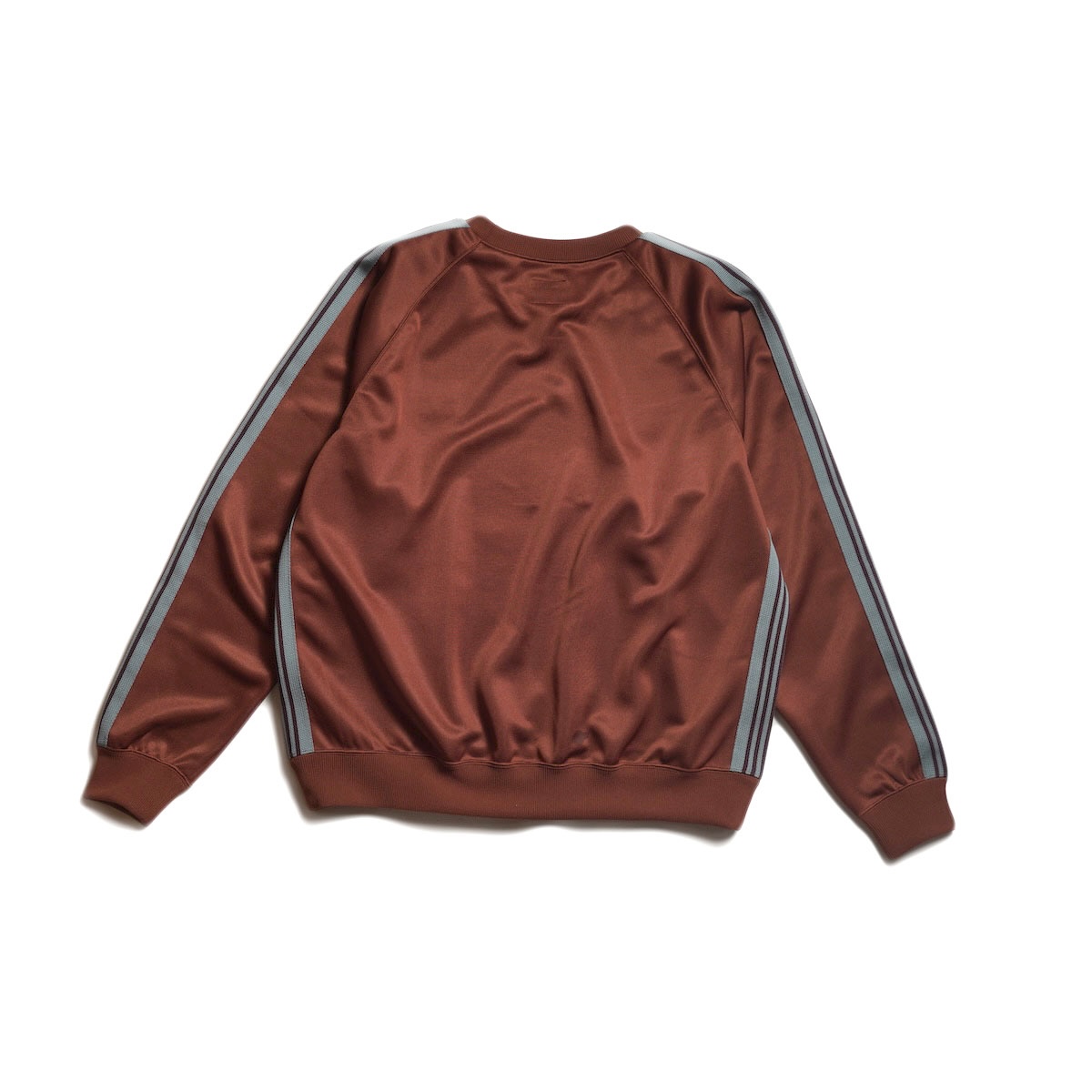 Needles / Track Crew Neck Shirt - Poly Smooth (Rust)