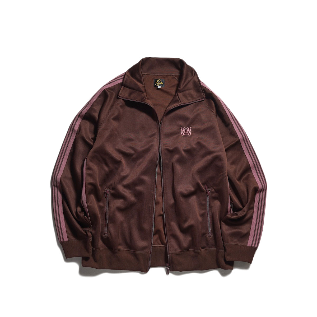 NEEDLES Track Jacket 24AW DK.BROWN Lサイズ Needles 24AW Brown Track Jacket Poly Smooth L Polyester