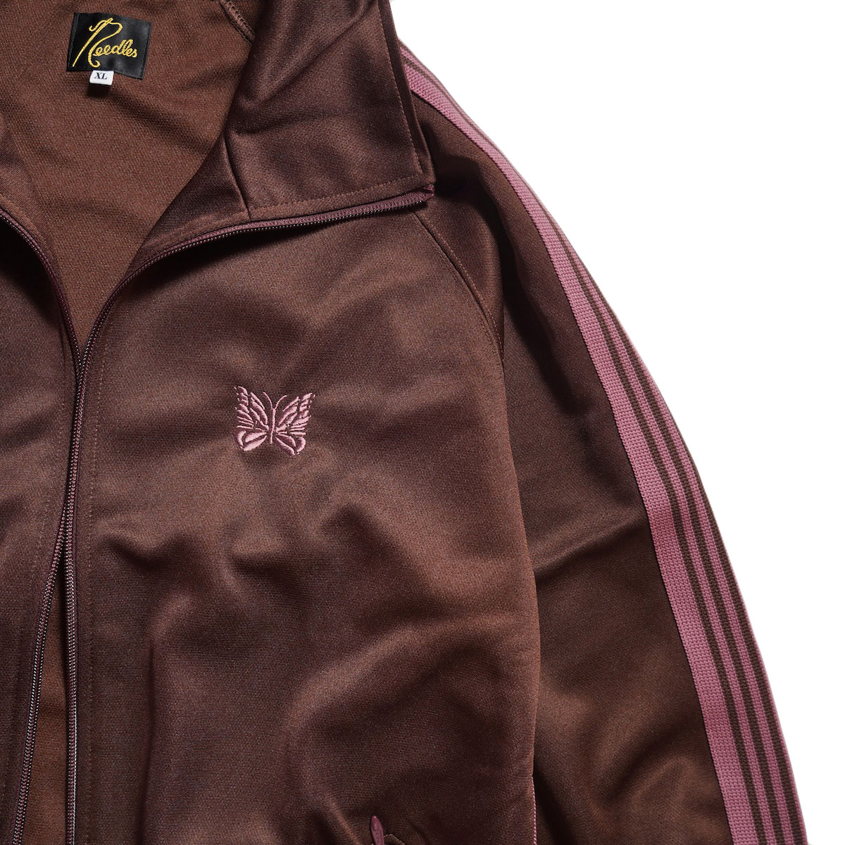 Needles / Track Jacket - Poly Smooth (Brown)