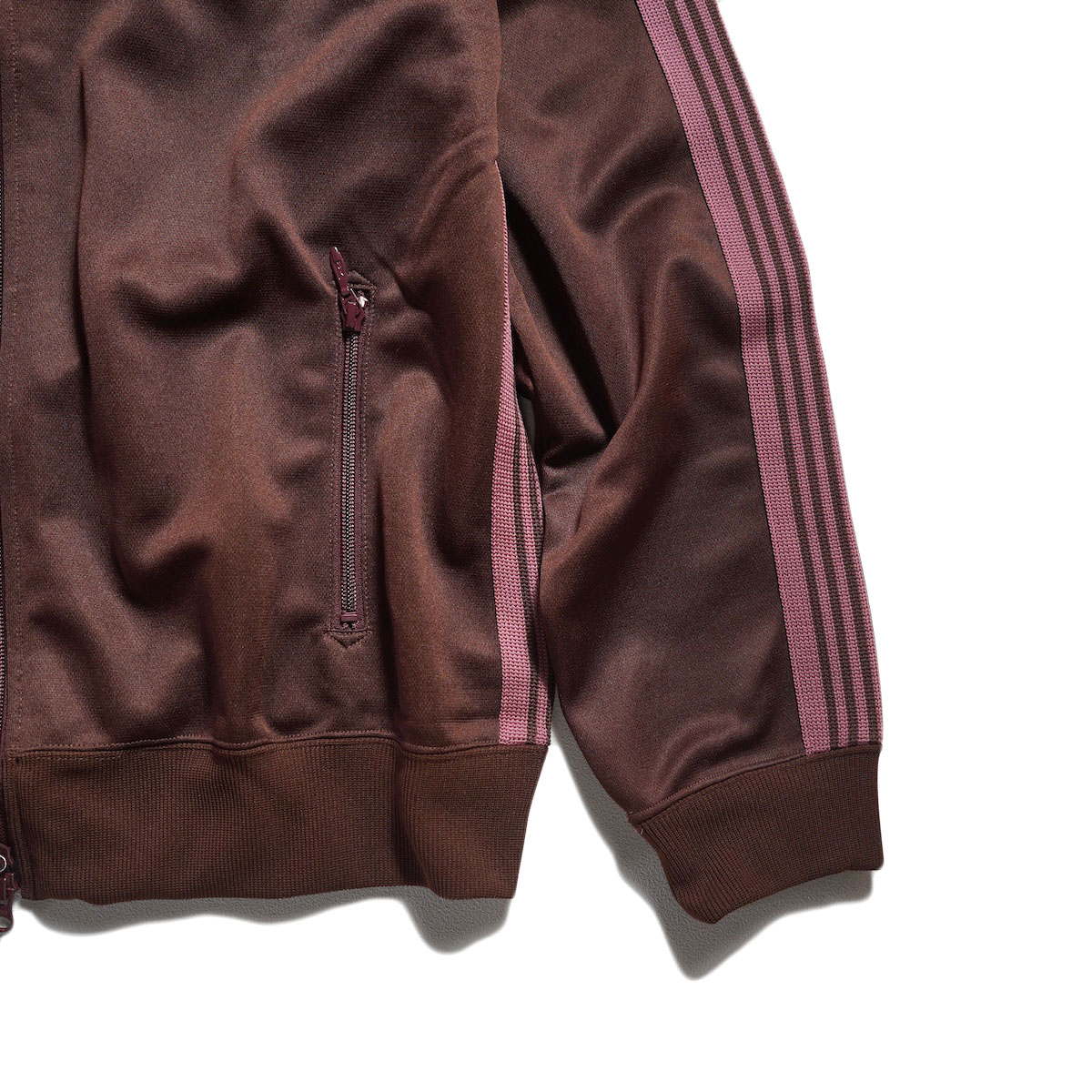 NEEDLES Track Jacket 24AW DK.BROWN Lサイズ Track Jacket - Dk. Brown - Poly Smooth | Nepenthes New York