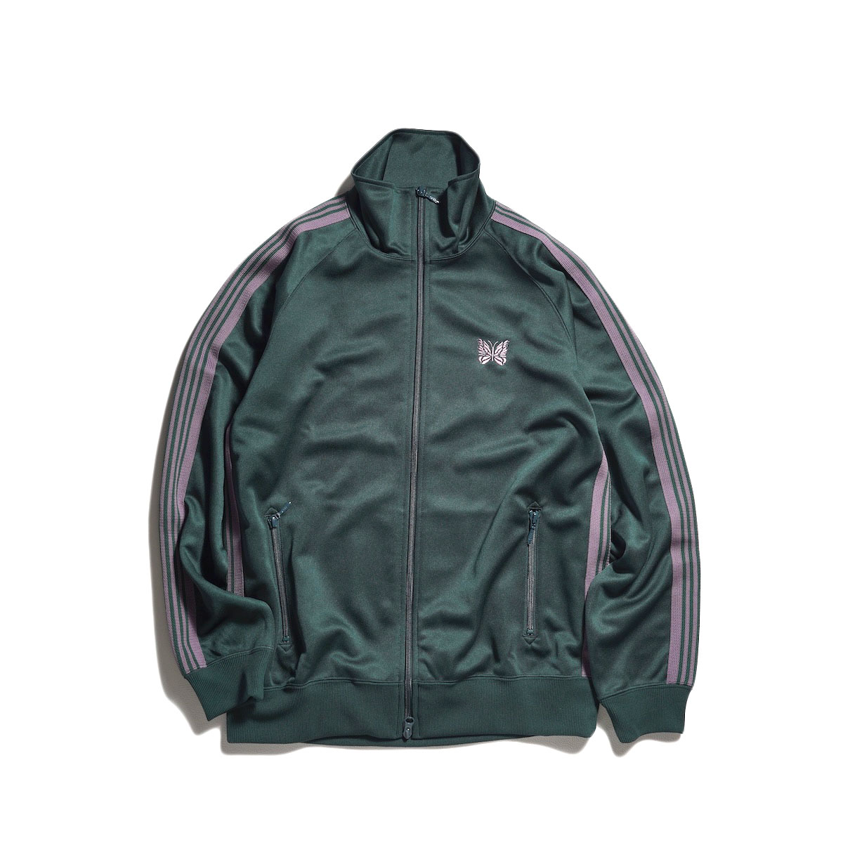 Needles / Track Jacket - Poly Smooth (Green)