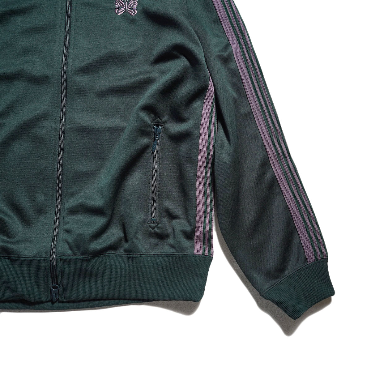 最終値下げ　needles21SS track jacket ティールグリーン Needles (ニードルズ) - DOLMAN SLEEVE TRACK JACKET BLACK