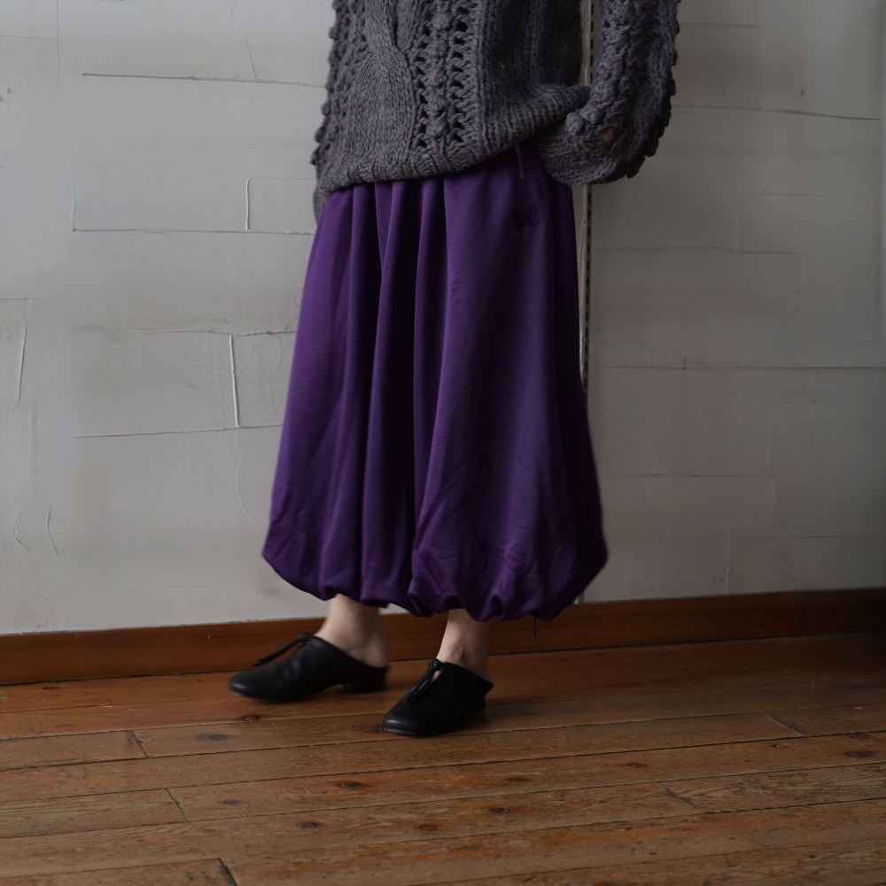 Needles / Balloon Track Skirt - Bright Jersey (Purple)