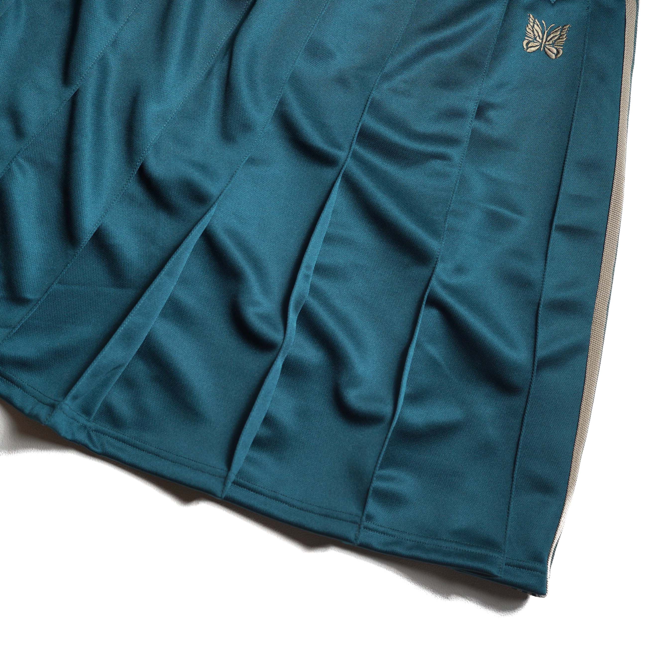 Needles / Pleated Track Skirt - Poly Smooth (Green) 裾