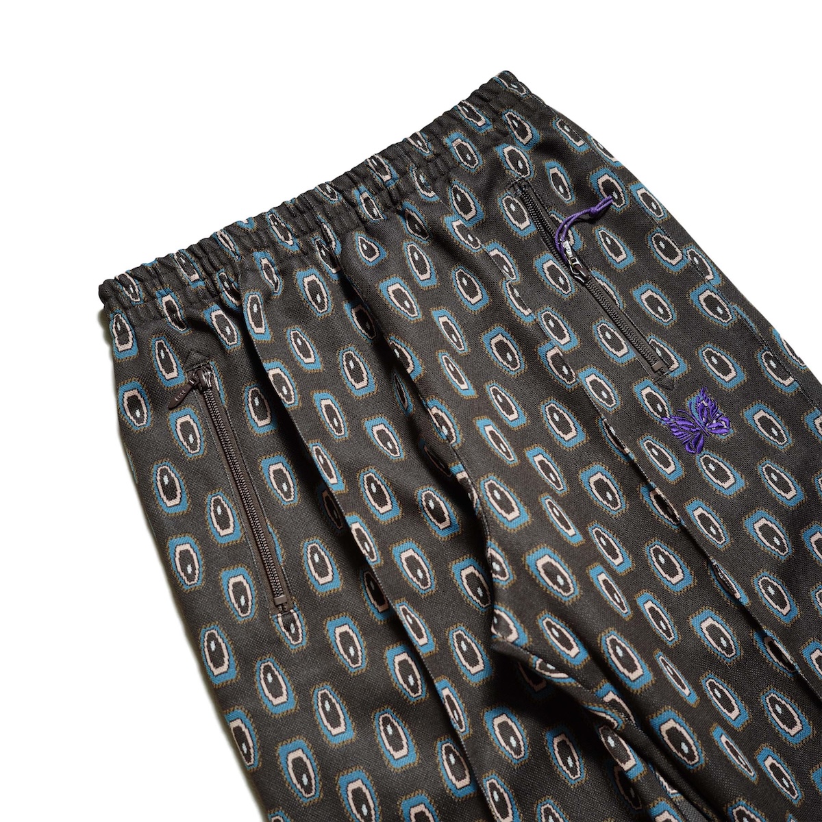 Needles / Track Pant - Poly Jacquard (Frog Eye) ウエスト