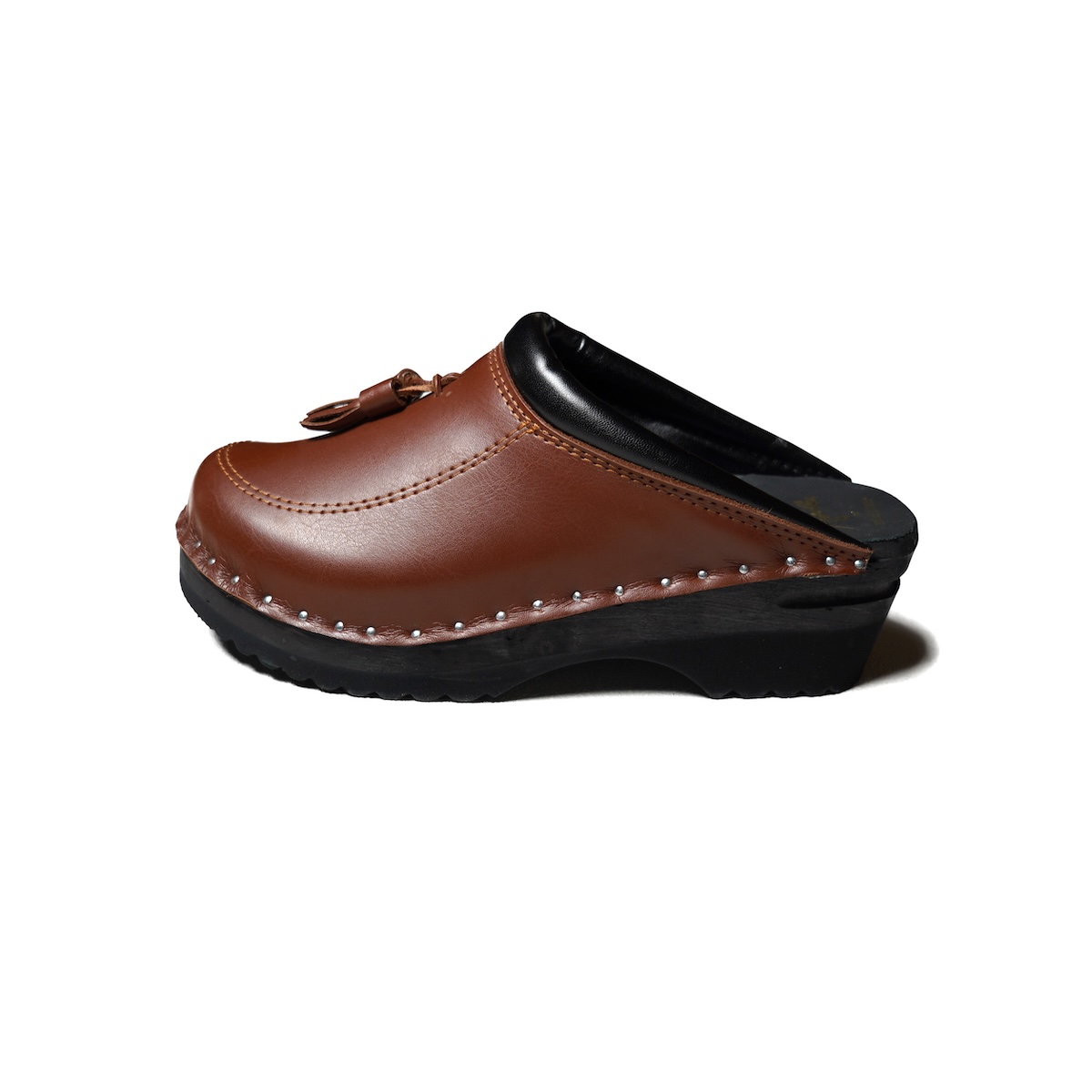 Needles x Troentorp / Swedish Clog - Tassel / Smooth (Brown)