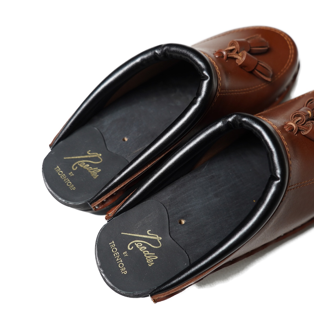 Needles x Troentorp / Swedish Clog - Tassel / Smooth (Brown)