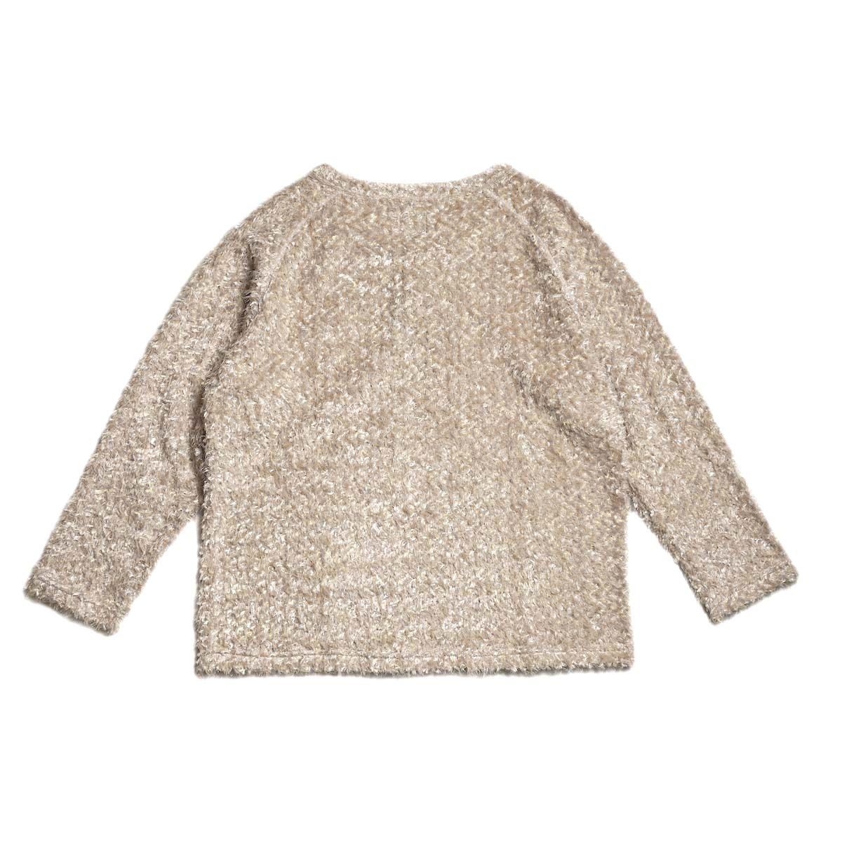 Needles / L/S U Neck Tee - Feather Tulle (Beige) 背面