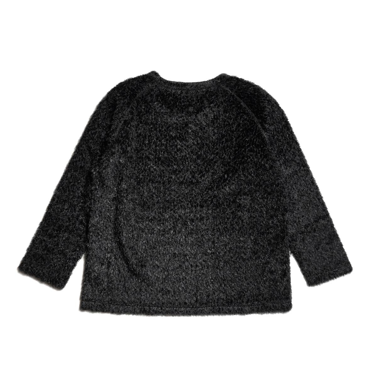 Needles / L/S U Neck Tee - Feather Tulle (Black) 背面