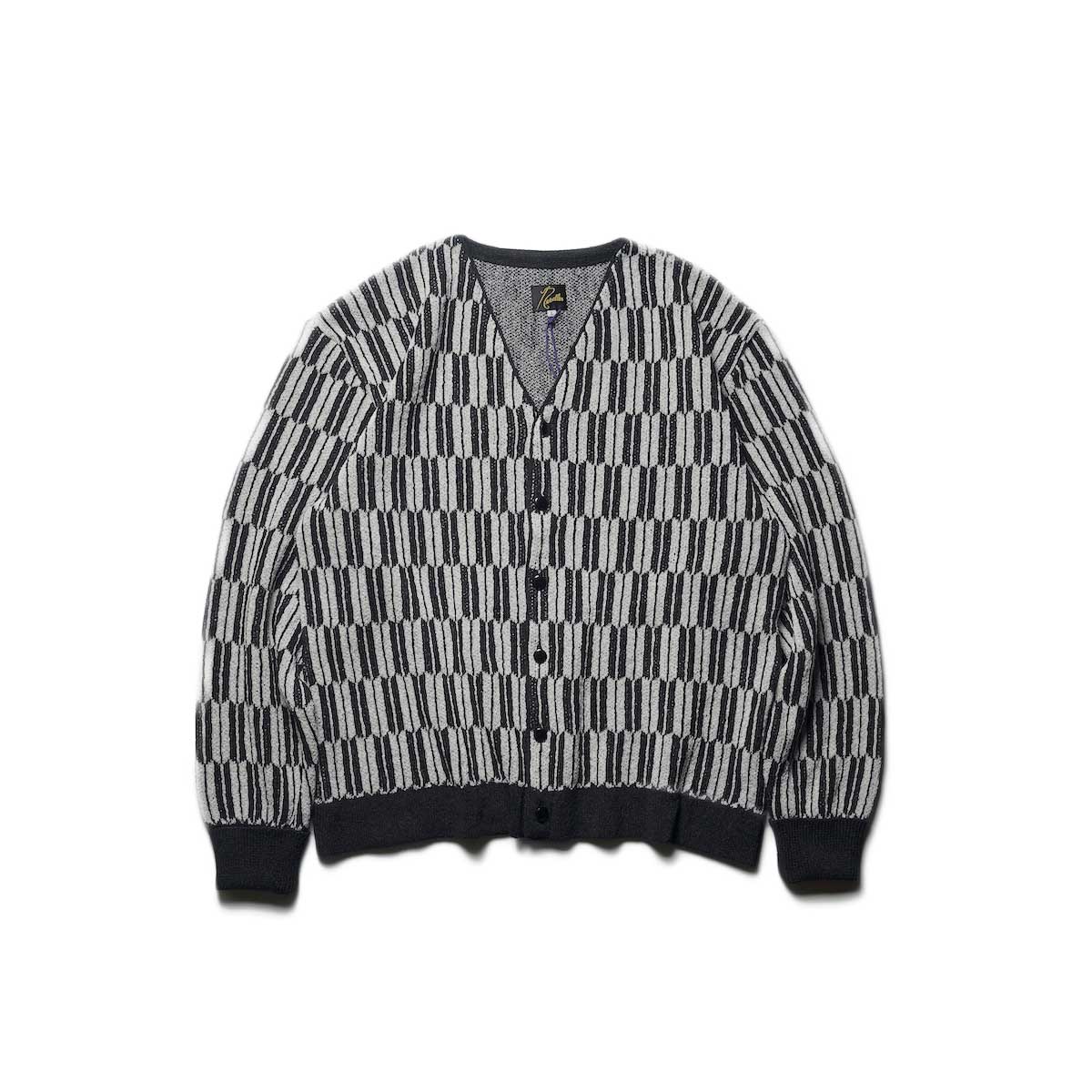 Needles / V Neck Cardigan - Arrow (Black) 