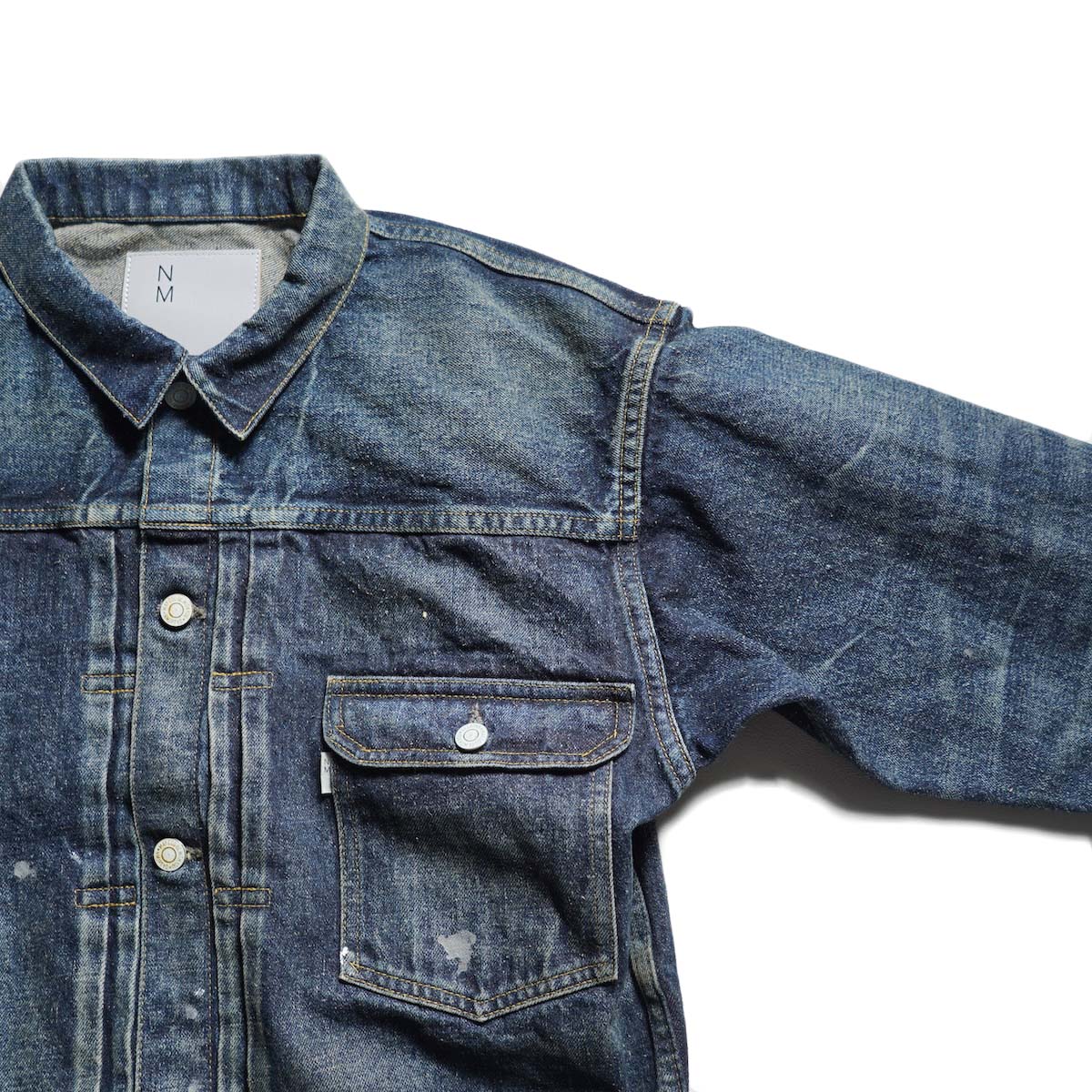 New Manual / #001 T-BACK DENIM JACKET