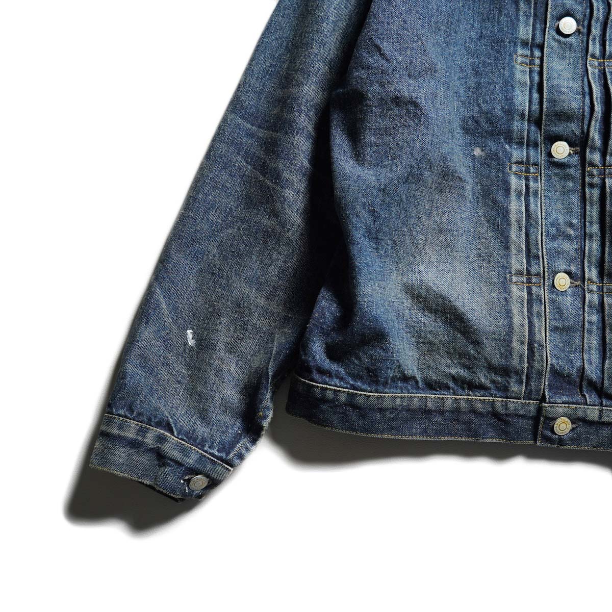 New Manual / #001 T-BACK DENIM JACKET