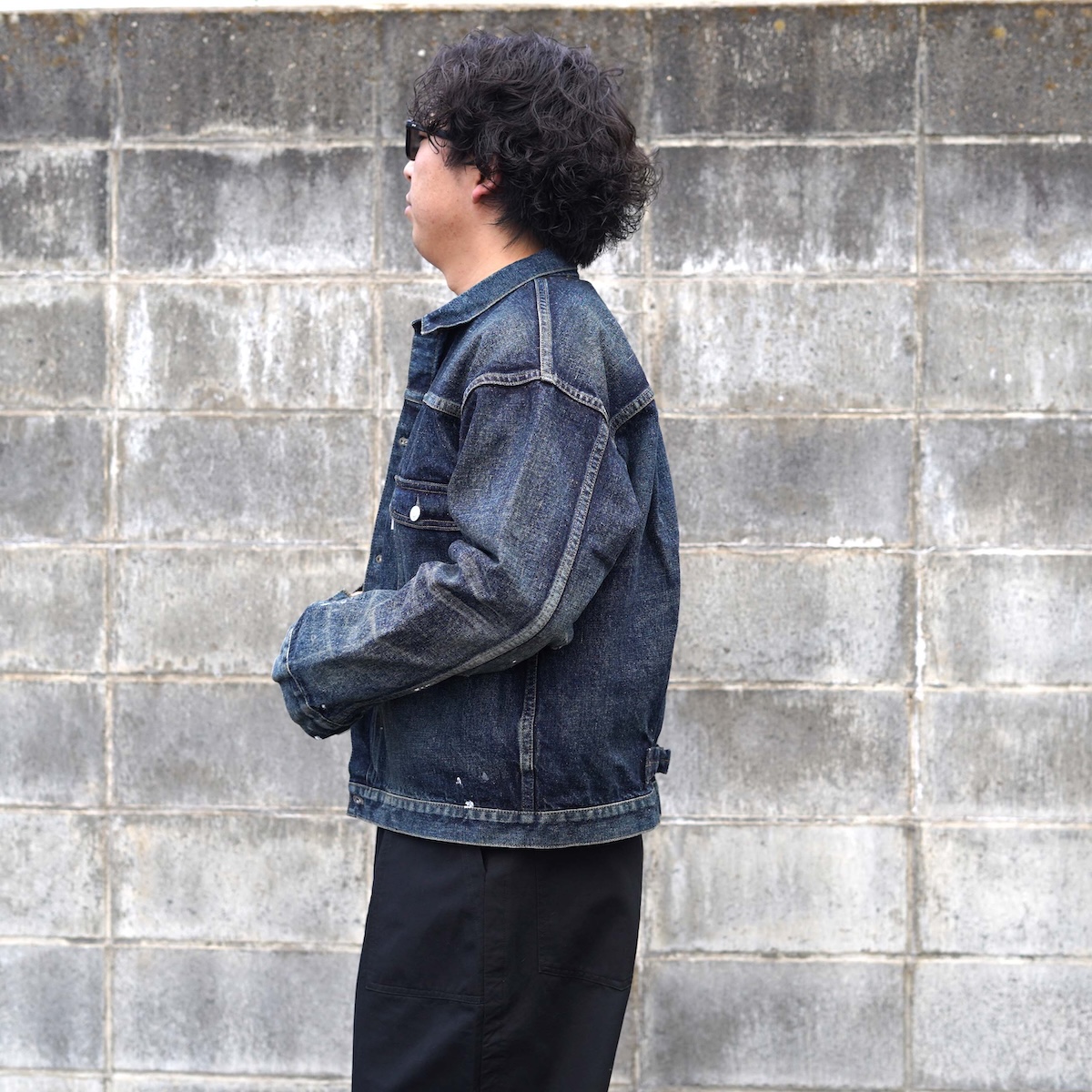 New Manual / #001 T-BACK DENIM JACKET