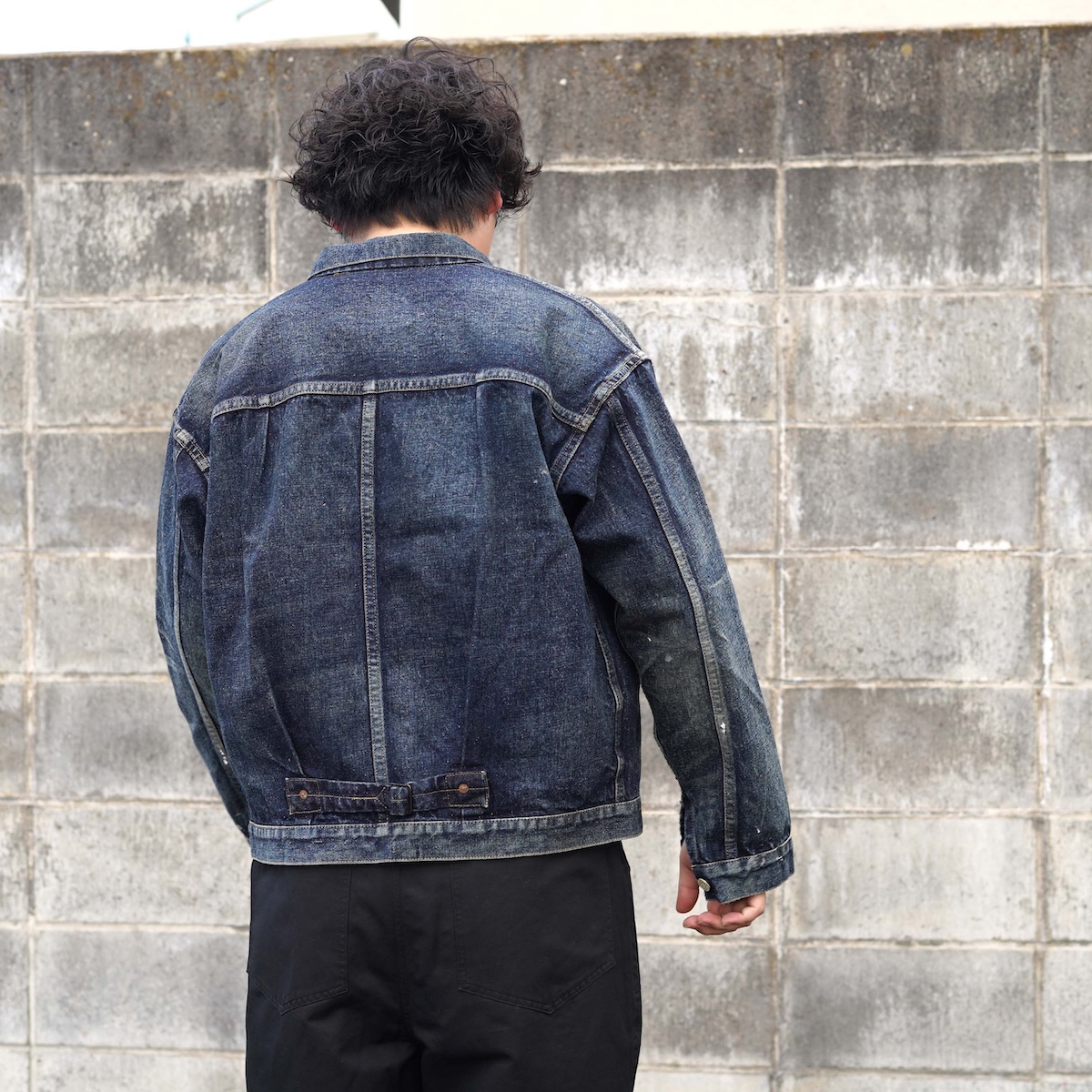 New Manual / #001 T-BACK DENIM JACKET