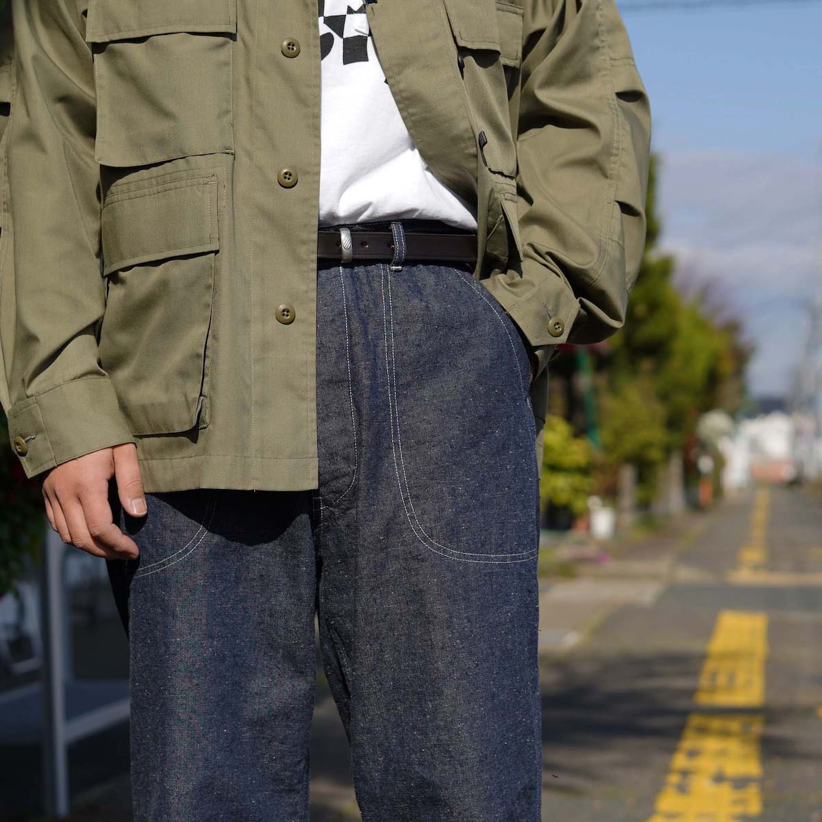 New Manual / USN DENIM TROUSERS ONE-WASHED (D.Idg)