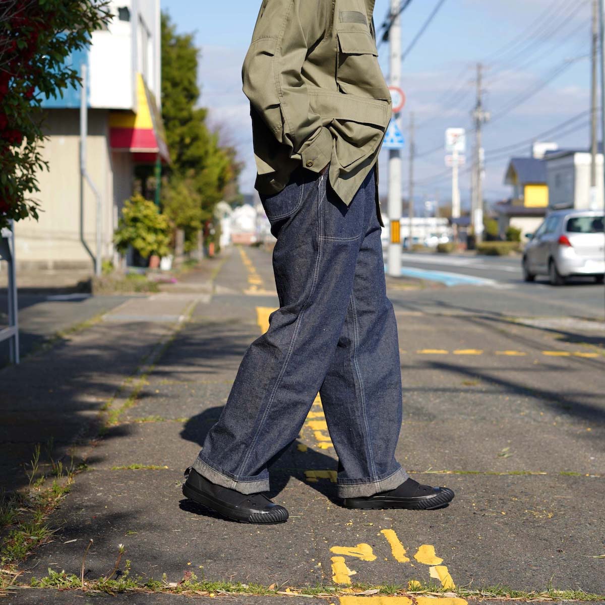 New Manual / USN DENIM TROUSERS ONE-WASHED (D.Idg)