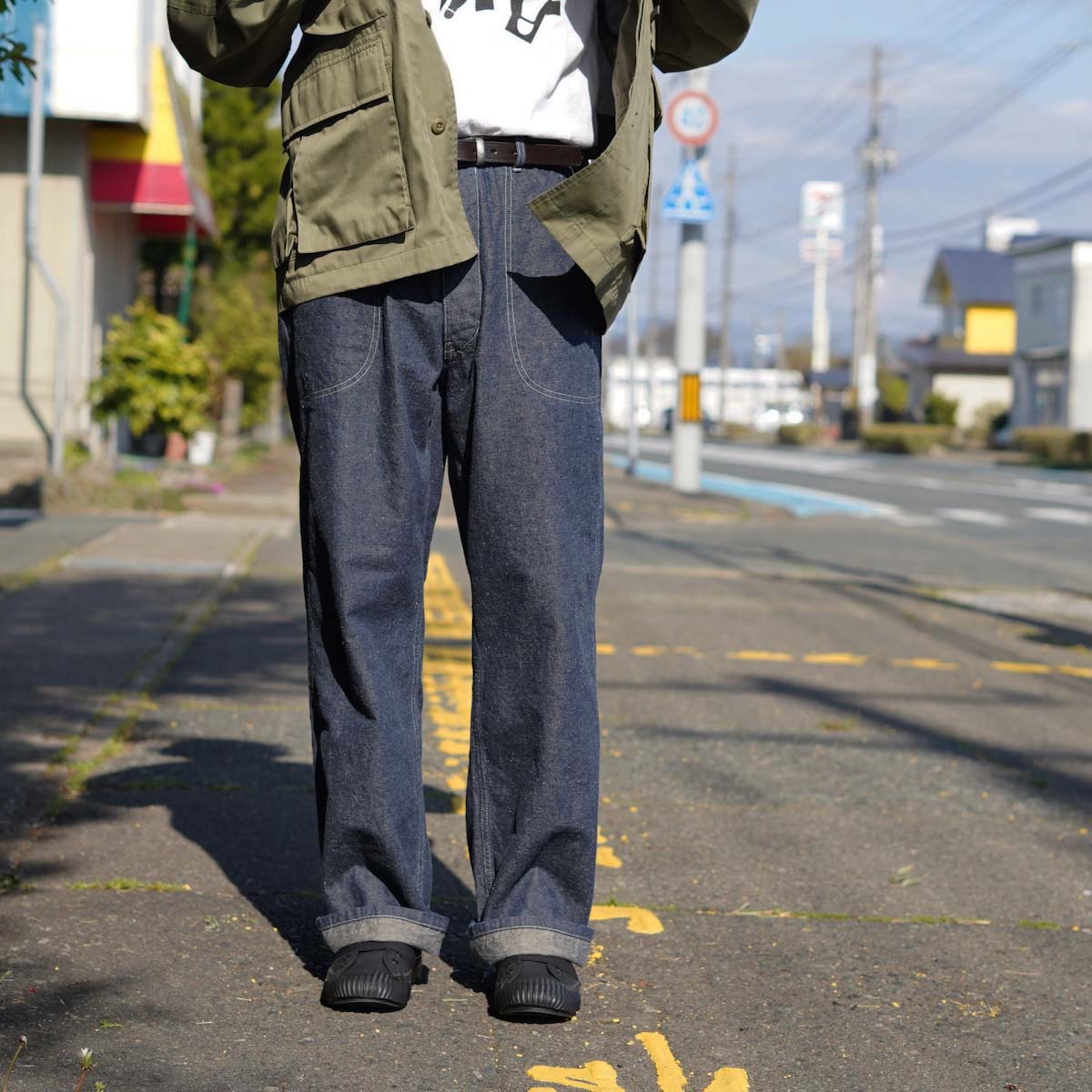 New Manual / USN DENIM TROUSERS ONE-WASHED (D.Idg)
