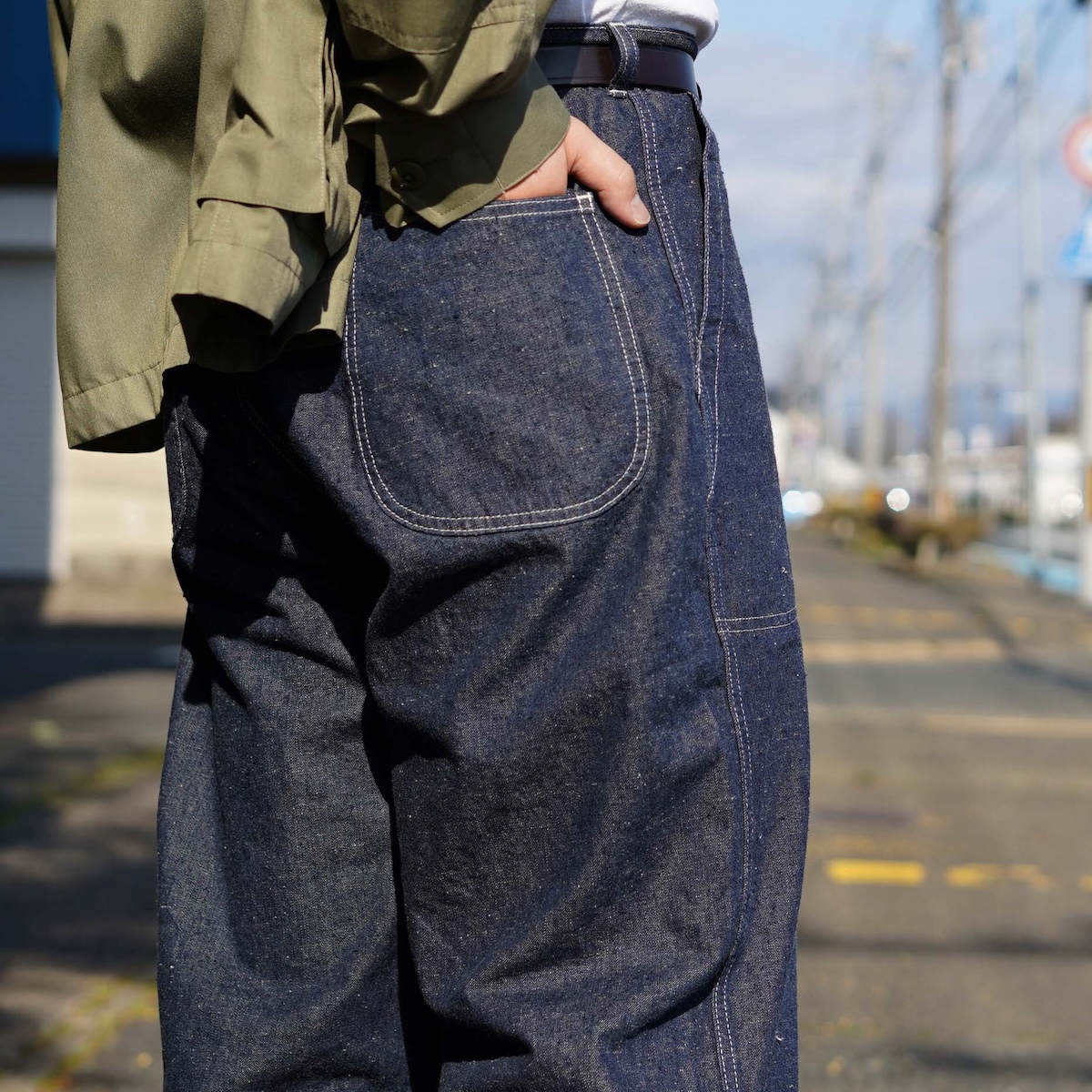 New Manual / USN DENIM TROUSERS ONE-WASHED (D.Idg)