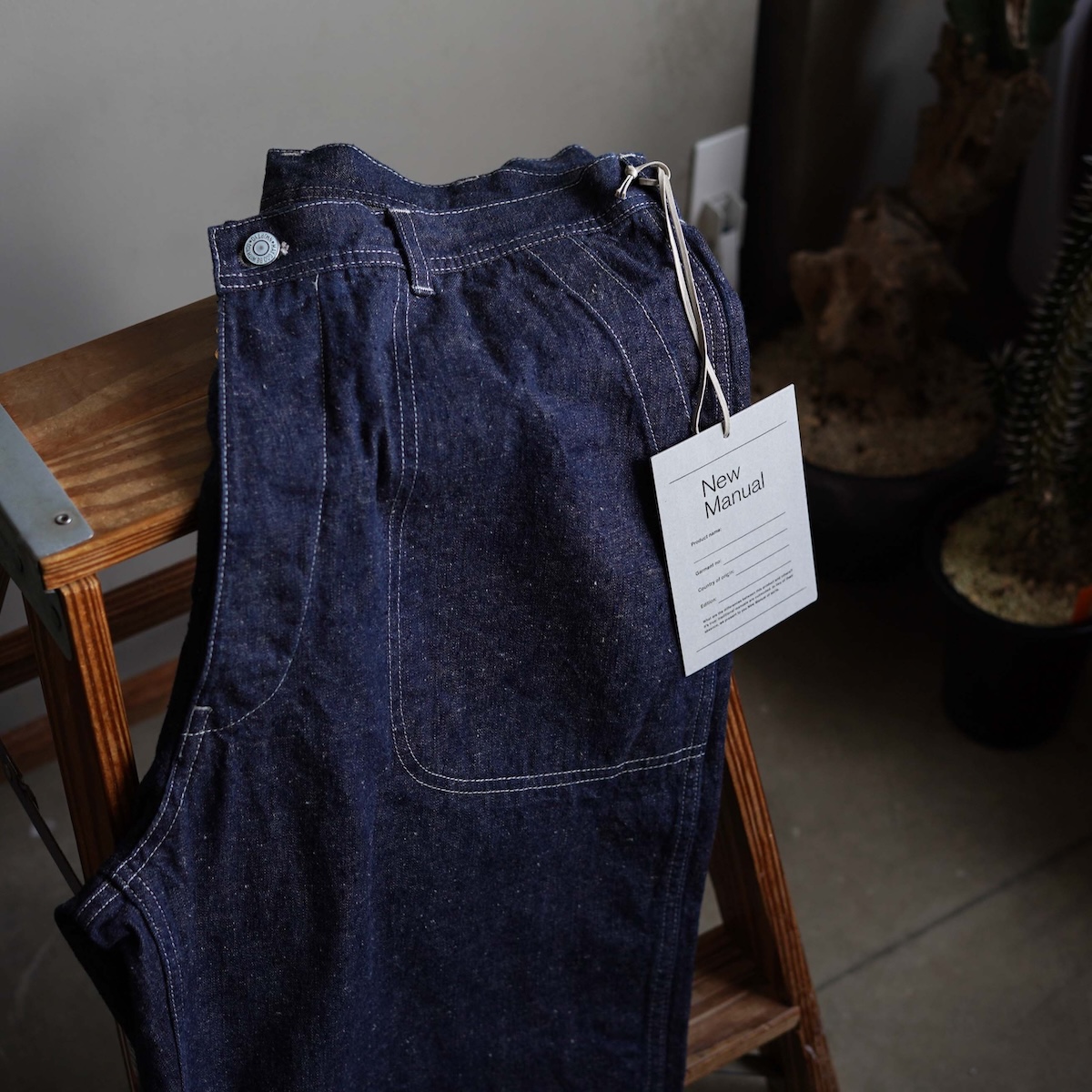 New Manual / USN DENIM TROUSERS ONE-WASHED (D.Idg)