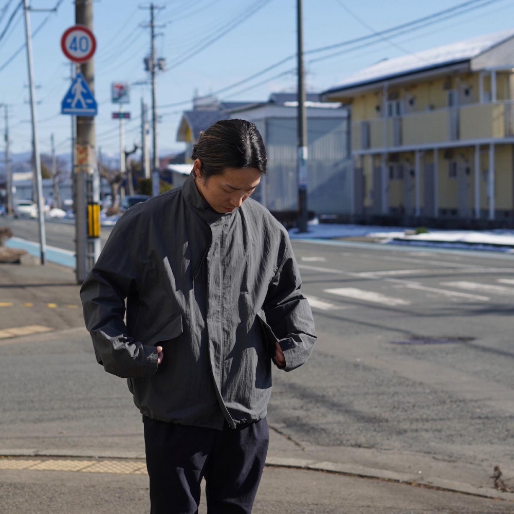 N.HOOLYWOOD / 2251-BL04-008 STAND COLLAR BLOUSON (Black)