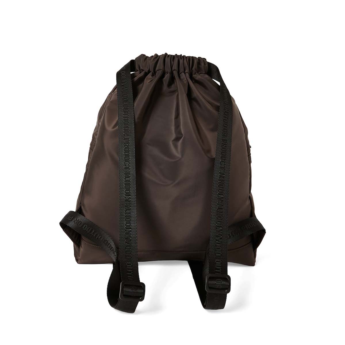 N.HOOLYWOOD COMPILE × OUTDOOR PRODUCTS /  2261-AC03 DRAWSTRING BACKPACK (Brown) 背面