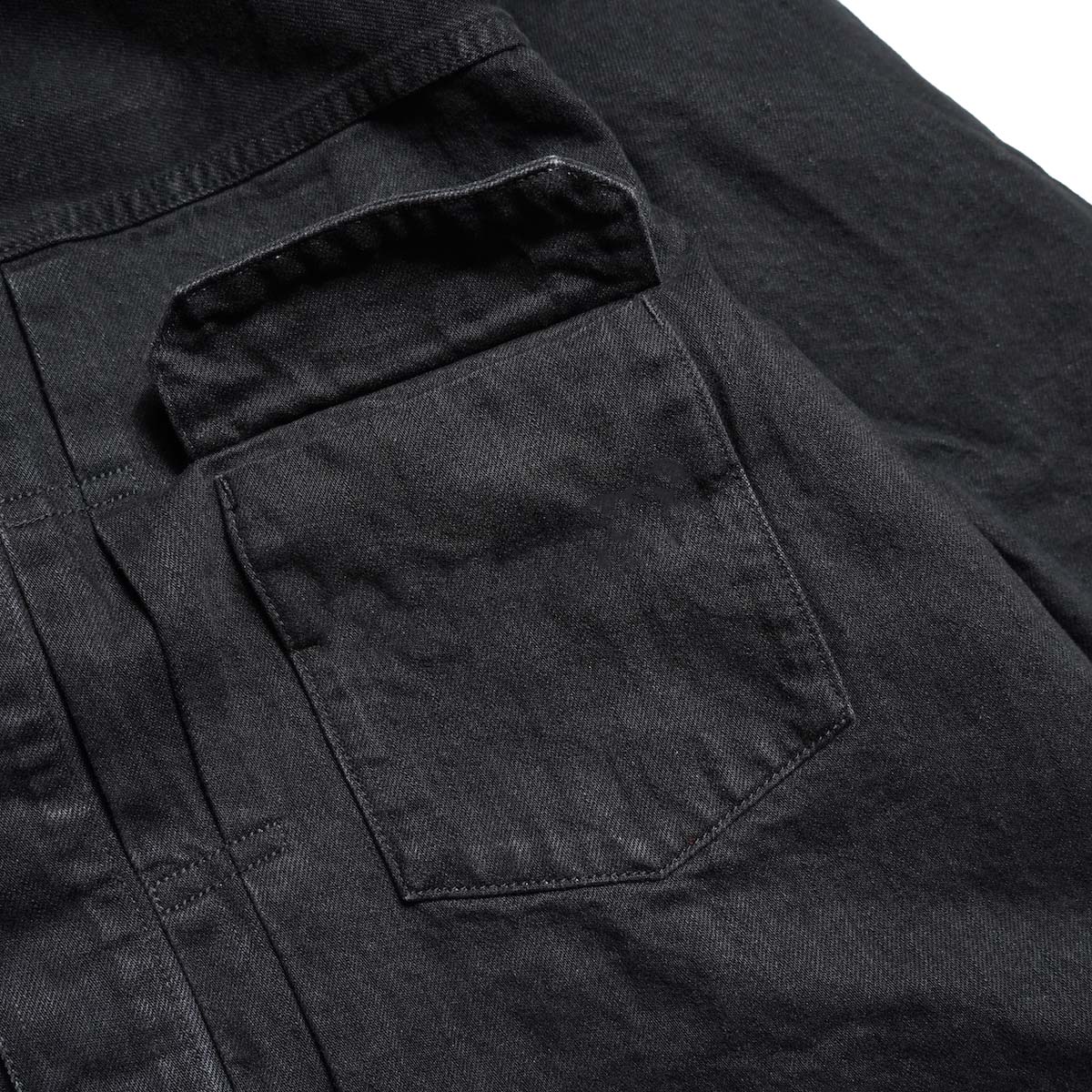 N.HOOLYWOOD / 2262-BL11-008 DENIM JACKET (Black) 胸ポケット