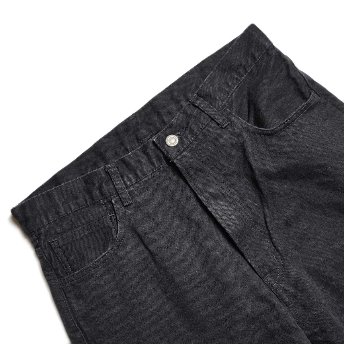 N.HOOLYWOOD / 2262-PT20-008 5POCKET DENIM PANTS (Black) ウエスト