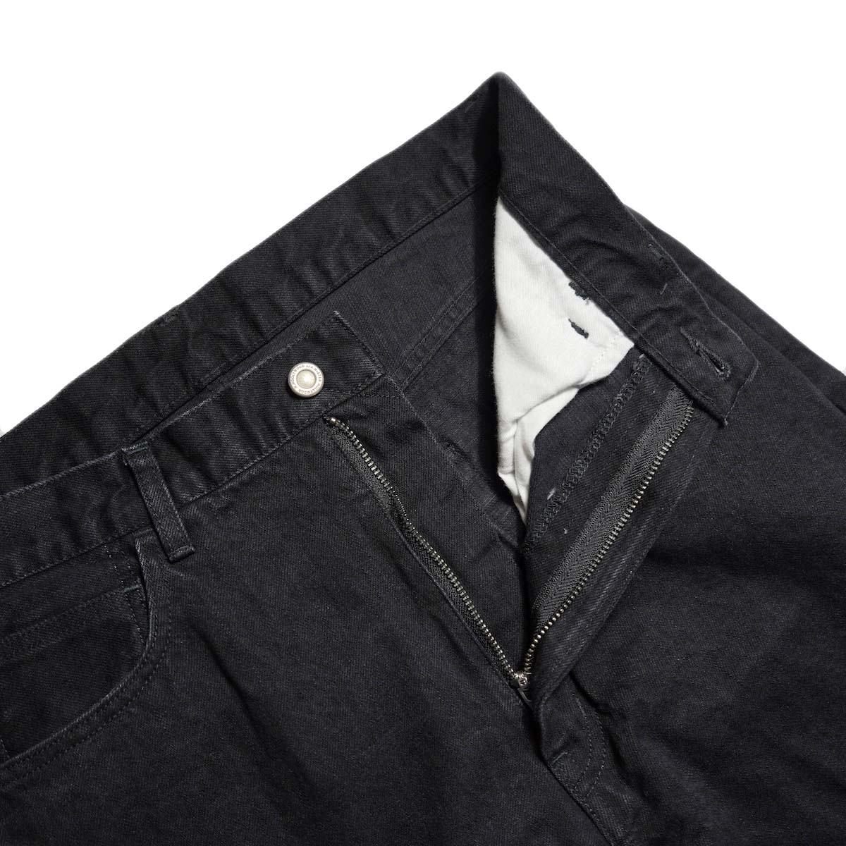 N.HOOLYWOOD / 2262-PT20-008 5POCKET DENIM PANTS (Black) ファスナー