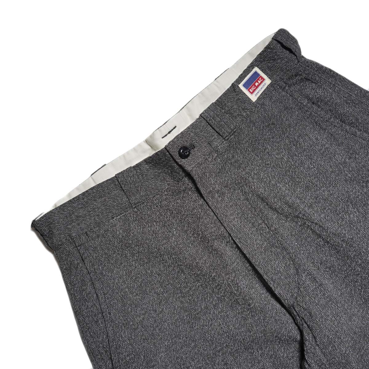 N.HOOLYWOOD COMPILE × BIG MAC / 2262-PT60-026 BLACK CHAMBRAY WORK PANTS (Black) ウエスト